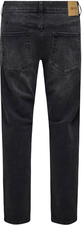 ONLY & SONS ONSWEFT regular fit jeans donkergrijs