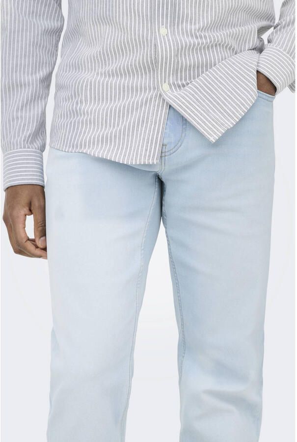 ONLY & SONS ONSWEFT regular fit jeans Light Blue Bleached Denim - Foto 2