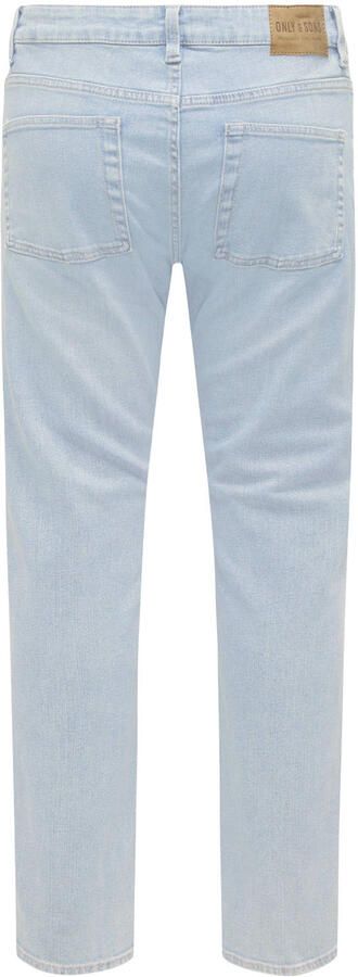ONLY & SONS ONSWEFT regular fit jeans Light Blue Bleached Denim - Foto 3