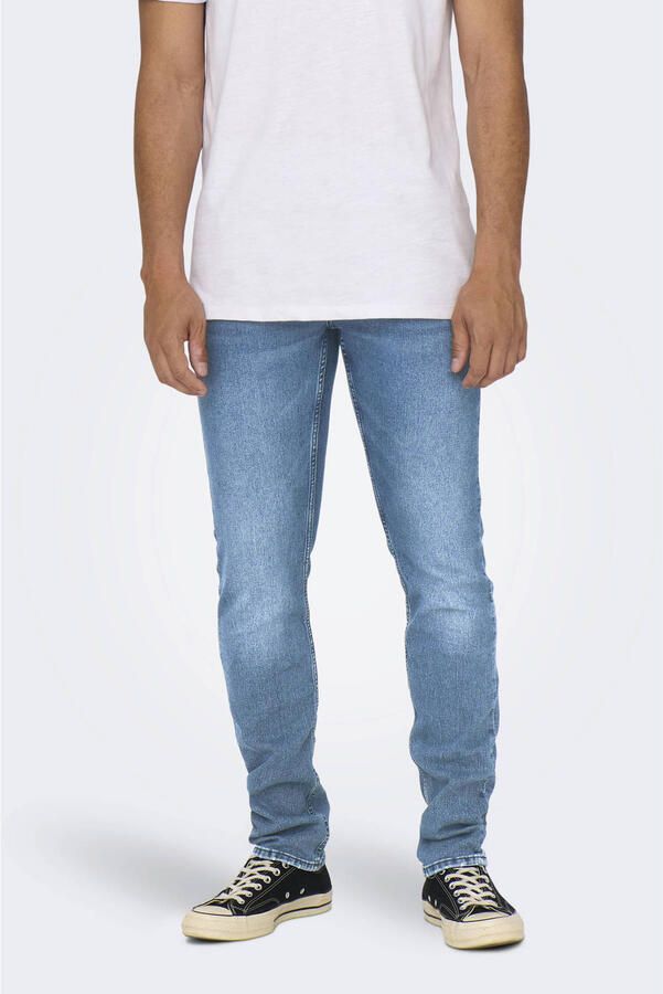 Only & Sons Regular fit jeans van katoenmix model 'WEFT' - Foto 2