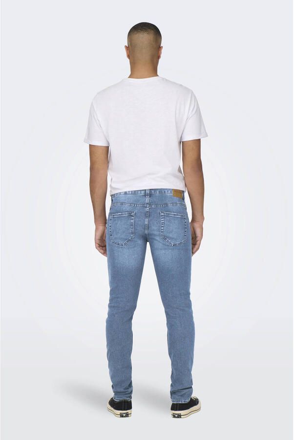 Only & Sons Regular fit jeans van katoenmix model 'WEFT'