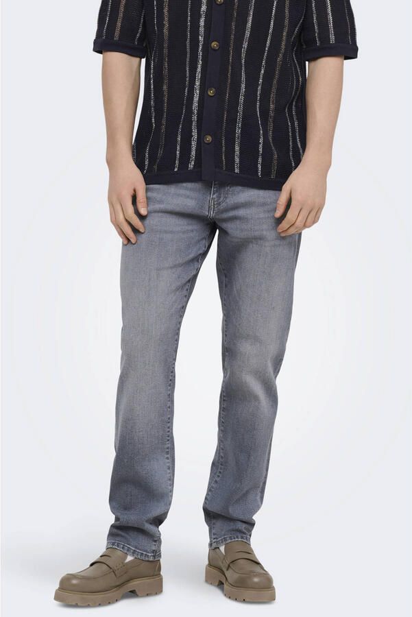ONLY & SONS ONSWEFT regular fit jeans light grey denim - Foto 1