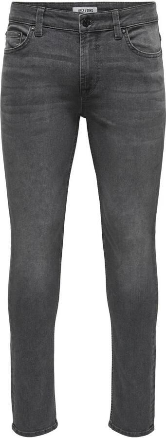 ONLY & SONS ONSWEFT regular fit jeans medium grey denim