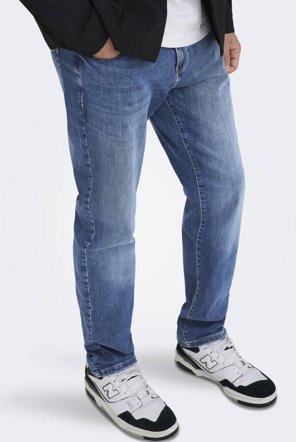 ONLY & SONS ONSWEFT regular fit jeans mediumblauw - Foto 3