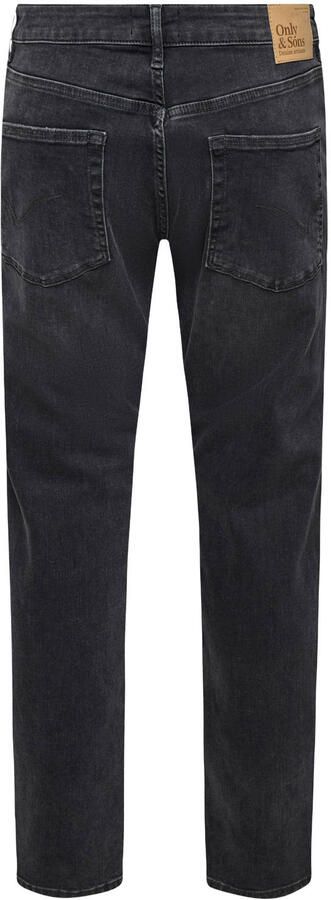 ONLY & SONS ONSWEFT regular fit jeans zwart - Foto 2