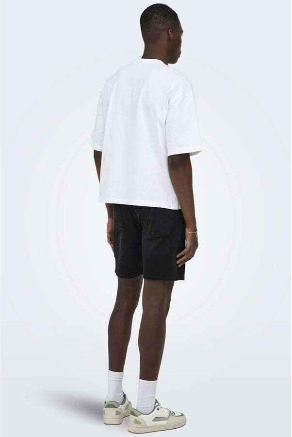 ONLY & SONS ONSWEFT regular denim short washed black - Foto 2