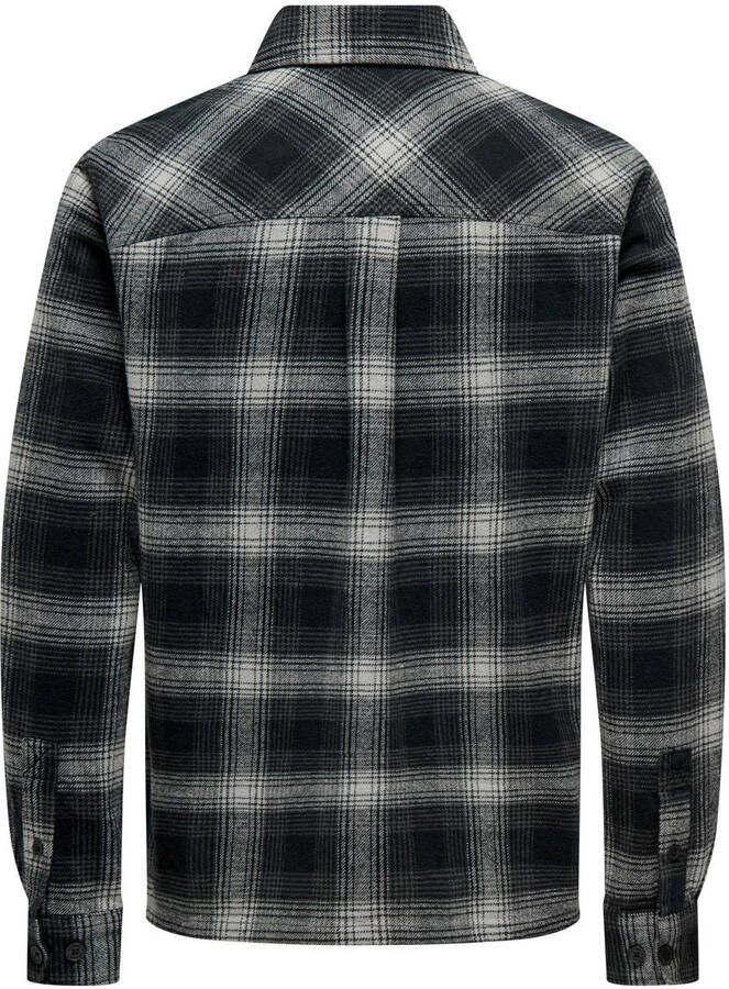 Only & Sons Overhemd Lange Mouw Only & Sons ONSCEDRIC LIFE CHECK OVERSHIRT NOOS 22030843 - Foto 2