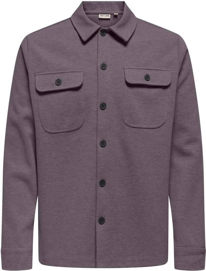 ONLY & SONS overshirt grijs