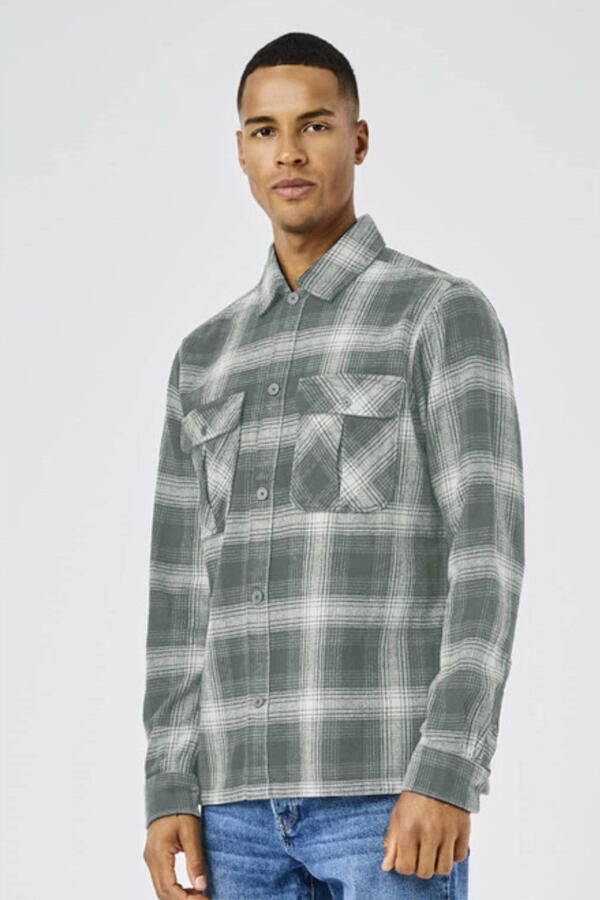 ONLY & SONS overshirt groen - Foto 2
