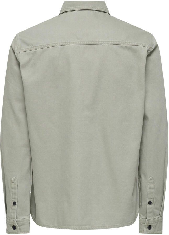 ONLY & SONS overshirt lichtgroen - Foto 2