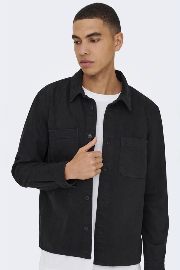 ONLY & SONS overshirt zwart - Foto 2