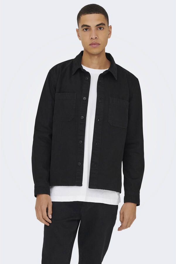 ONLY & SONS overshirt zwart - Foto 2