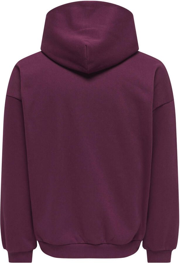 ONLY & SONS oversized hoodie met print fig