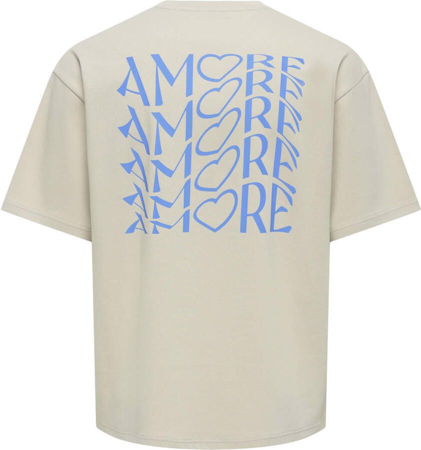 Only & Sons regular fit T-shirt van puur katoen model 'CASPIAN AIRFLEX AMORE' - Foto 2