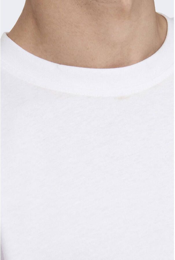 Only & Sons Ontspannen T-shirt met korte mouwen voor mannen White Heren - Foto 3