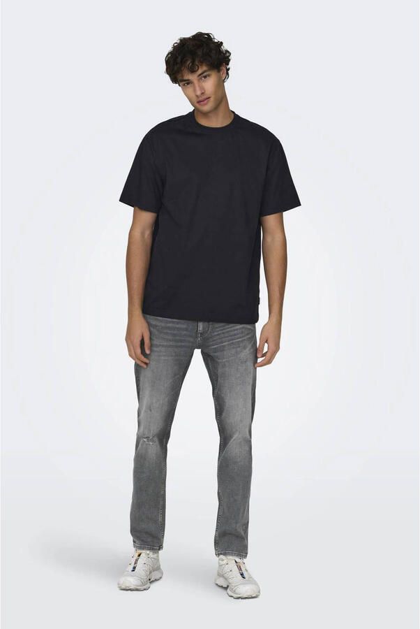 Only & Sons Heren Relax T-Shirt Korte Mouwen Black Heren - Foto 2