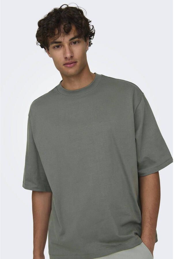 Only & Sons Oversized T-shirt met ronde hals model 'MILLENIUM'