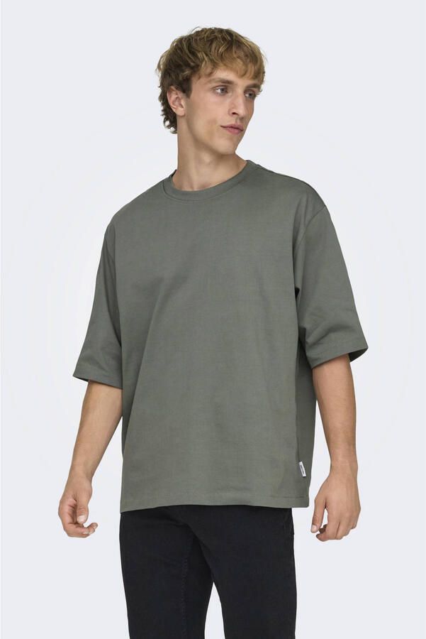 Only & Sons Oversized T-shirt met ronde hals model 'MILLENIUM'