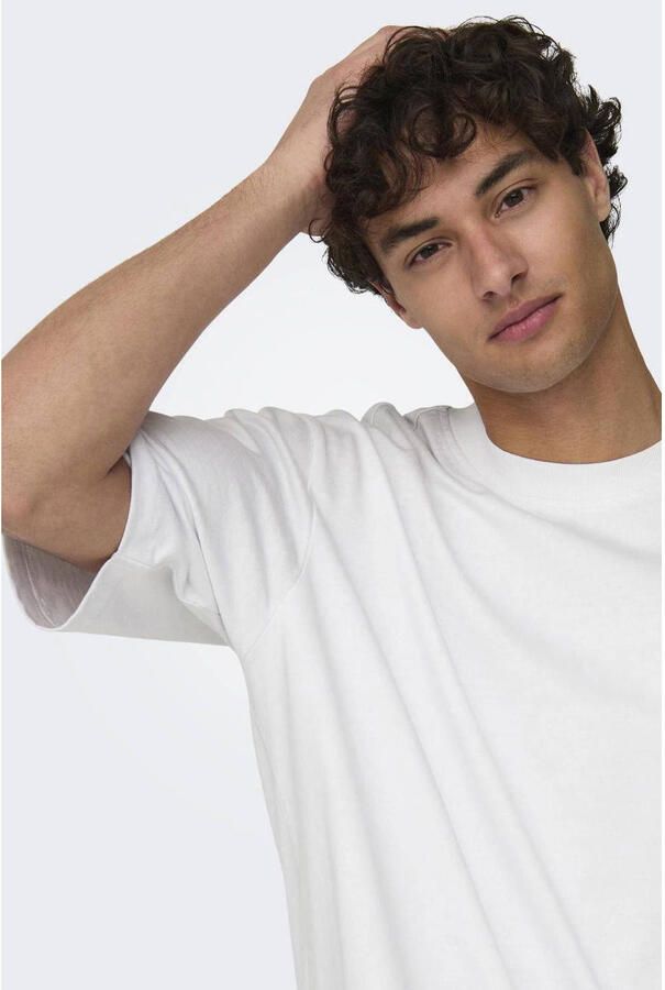 ONLY & SONS Shirt met ronde hals ONSMILLENIUM OVZ SS TEE NOOS - Foto 2
