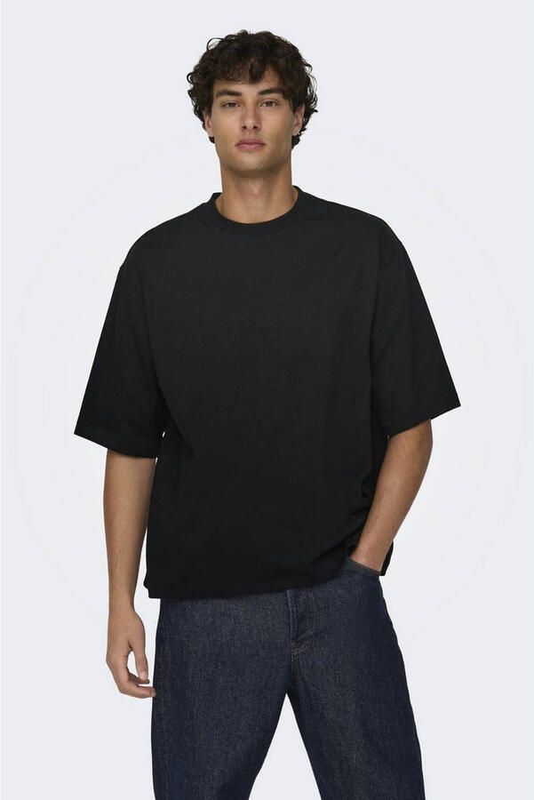 ONLY & SONS Shirt met ronde hals ONSMILLENIUM OVZ SS TEE NOOS - Foto 2