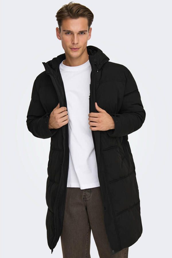 ONLY & SONS Gewatteerde jas ONSSEUL LONG PUFFER OTW