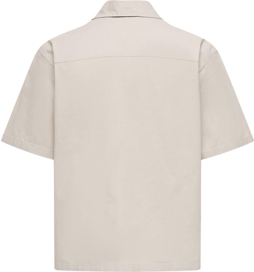 ONLY & SONS regular casual overhemd ecru - Foto 2