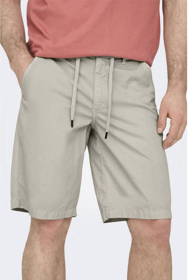 ONLY & SONS regular casual short ecru - Foto 3