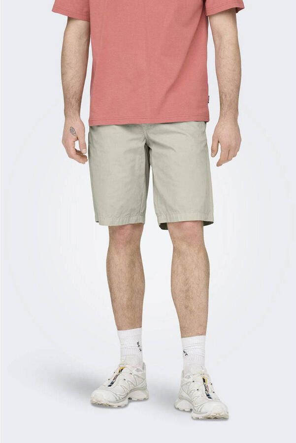 ONLY & SONS regular casual short ecru - Foto 2