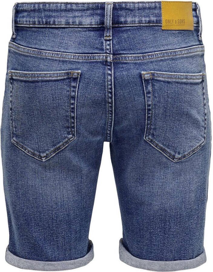 Only & Sons Korte regular fit jeans in 5-pocketmodel model 'PLY'
