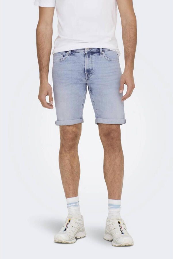ONLY & SONS Jeansshort ONSPLY LIGHT BLUE 5189 SHORTS DNM NOOS - Foto 3