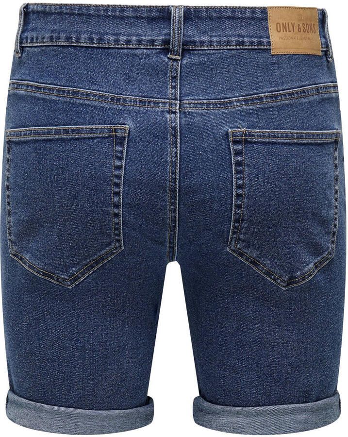 ONLY & SONS regular denim short ONSPLY medium blue denim