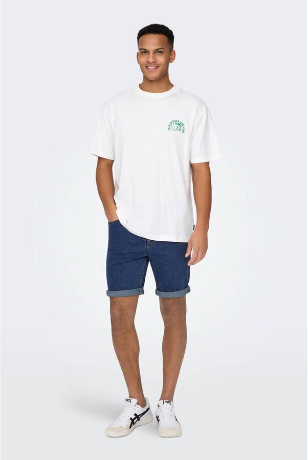 ONLY & SONS regular denim short ONSPLY medium blue denim - Foto 2