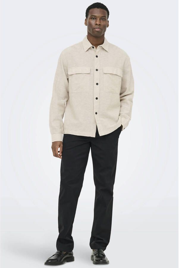 ONLY & SONS regular fit chino zwart - Foto 2