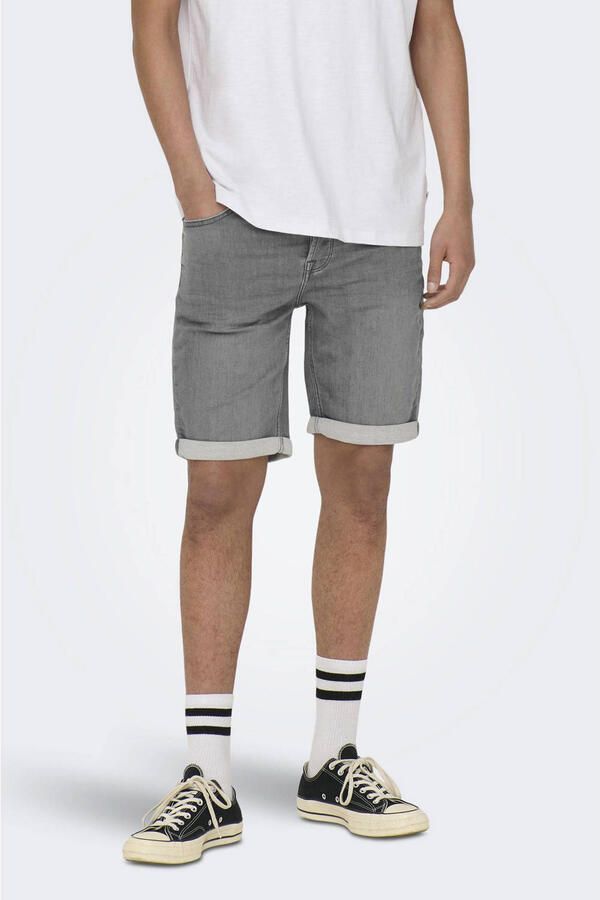 ONLY & SONS Jeansshort ONSPLY LIGHT BLUE 5189 SHORTS DNM NOOS - Foto 3