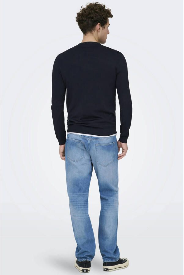 Only & Sons Regular fit gebreide pullover van viscosemix model 'WYLER' - Foto 2