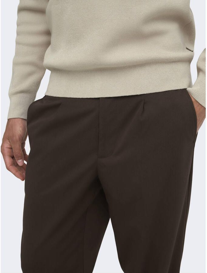 Only & Sons Regular fit gebreide pullover met opstaande kraag model 'PHIL'