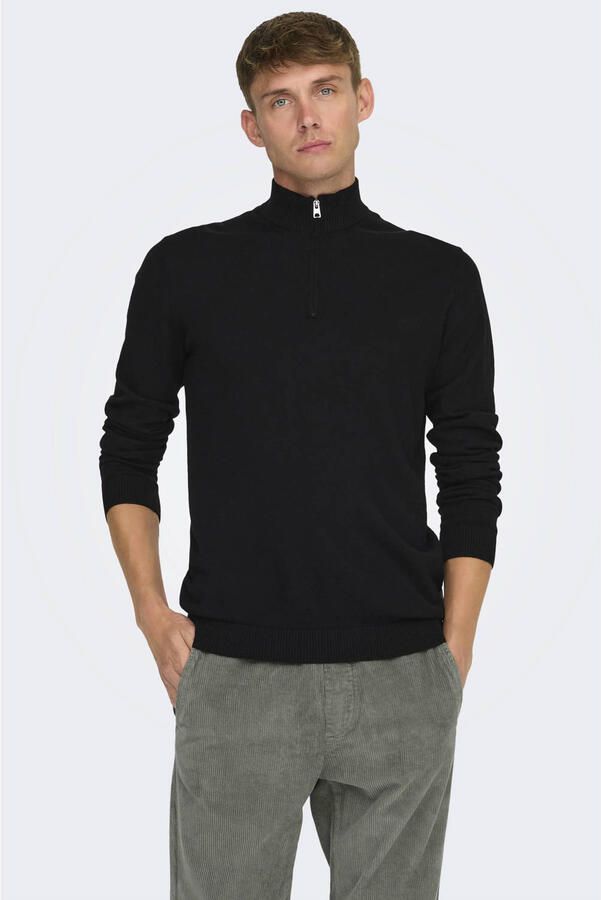 Only & Sons Regular fit schipperstrui van een mix van katoen en viscose model 'LOUI'