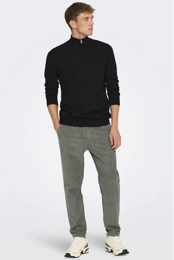 Only & Sons Regular fit schipperstrui van een mix van katoen en viscose model 'LOUI' - Foto 2