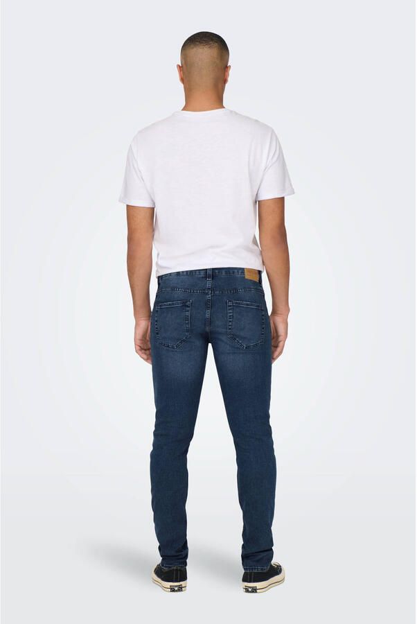 ONLY & SONS regular fit jeans ONSWEFT dark blue denim