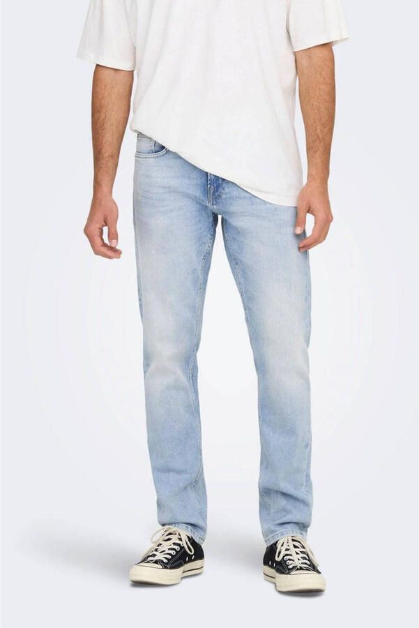 ONLY & SONS regular fit jeans ONSWEFT light blue denim