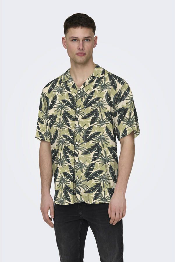 ONLY & SONS Hawaï-overhemd ONSWAYNE LIFE AOP SS VISCOSE SHIRT NOOS - Foto 2