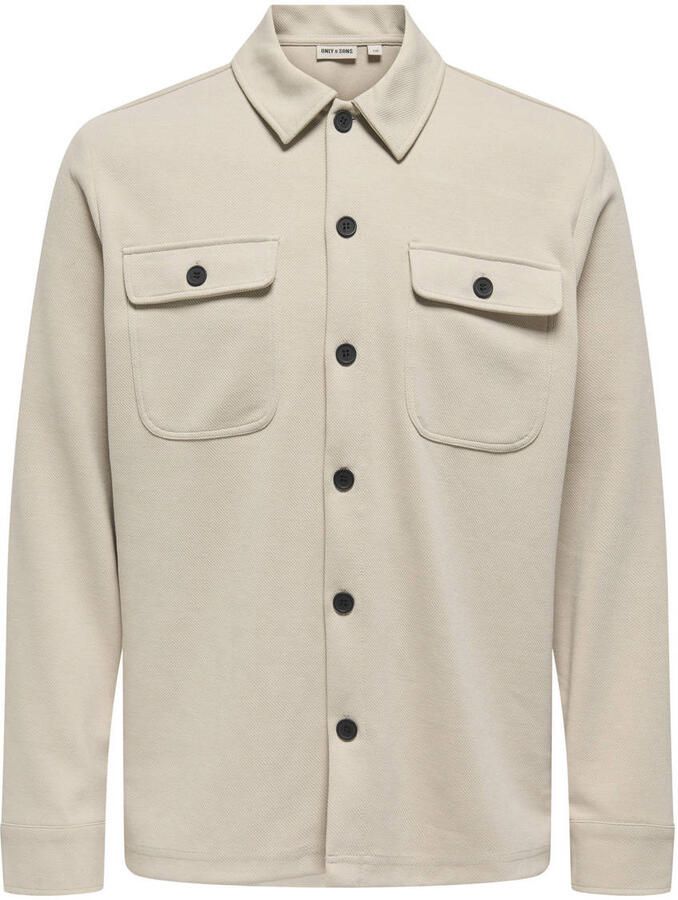 Only & Sons Regular fit overhemdjack met licht structuurmotief model 'NEWKODYL'