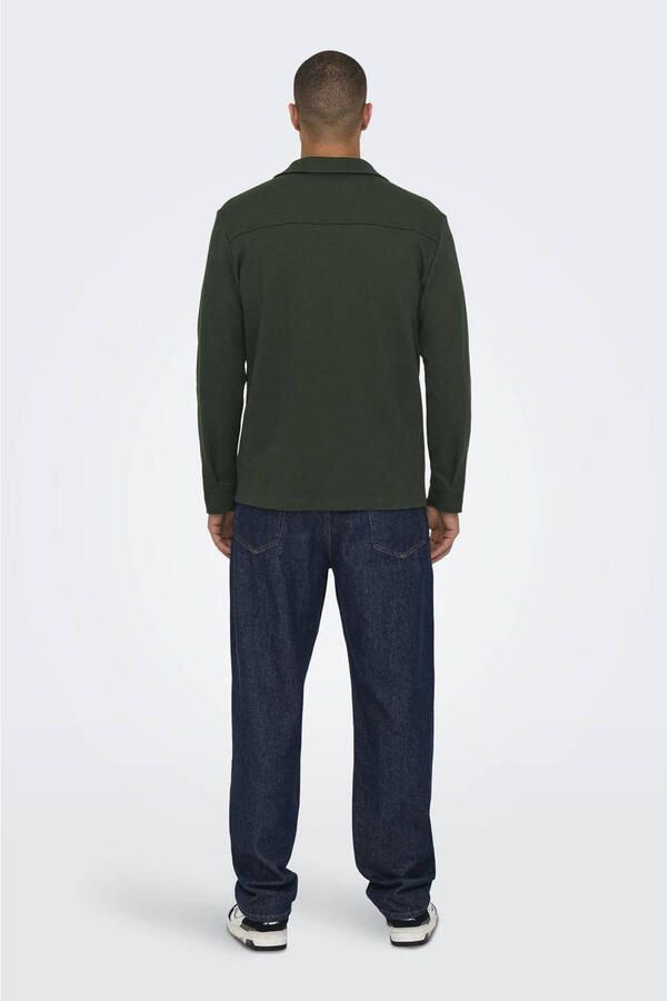 ONLY & SONS Overhemd met lange mouwen ONSNEWKODYL OVERSHIRT SWEAT NOOS - Foto 3
