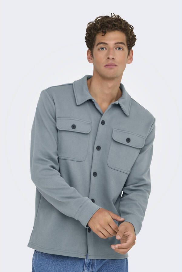 ONLY & SONS Overhemd met lange mouwen ONSNEWKODYL OVERSHIRT SWEAT NOOS