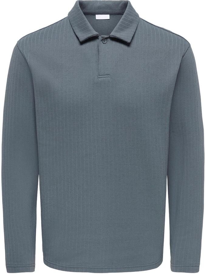 ONLY & SONS regular fit polo turbulence - Foto 2