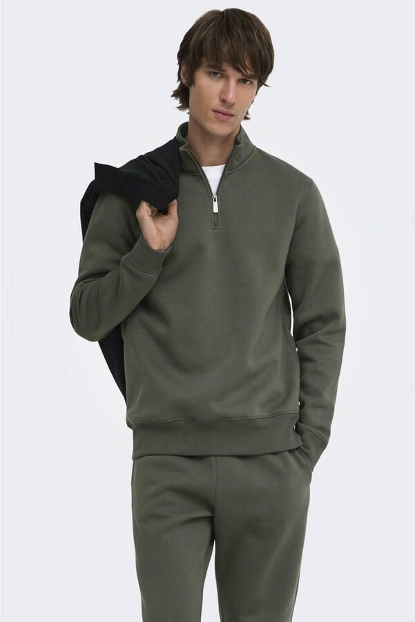 Only & Sons Ceres Life Half Zip Sweater Heren