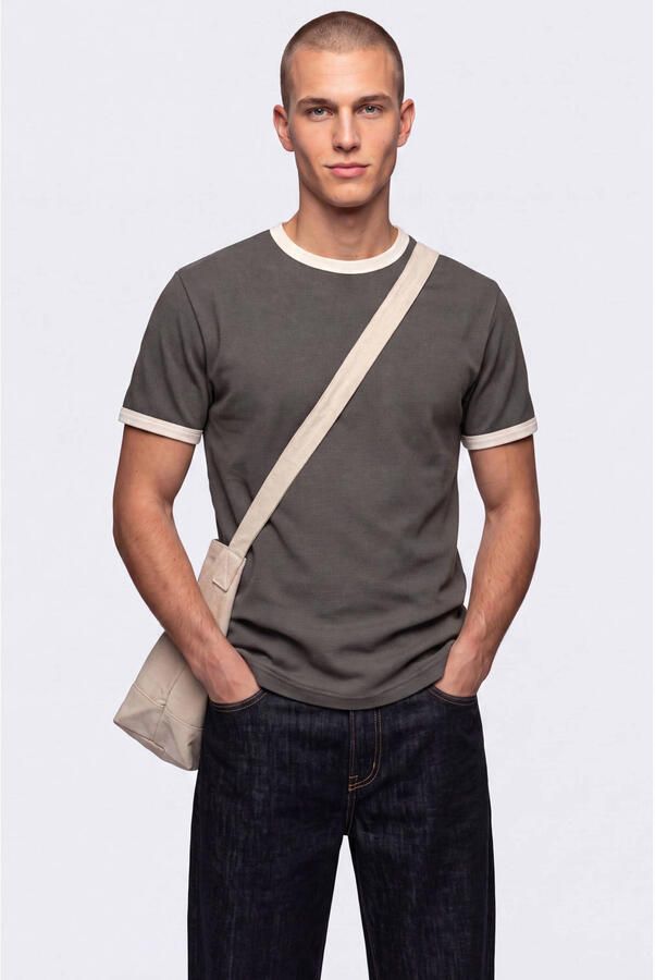 ONLY & SONS regular fit T-shirt beluga antique white