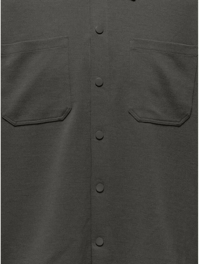 ONLY & SONS regular fit twill overshirt beluga - Foto 2
