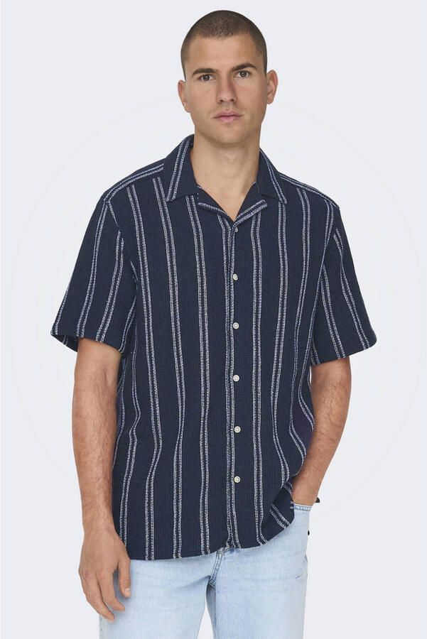 Only & Sons Vrijetijdsoverhemd met reverskraag model 'TREV'