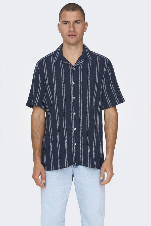 Only & Sons Vrijetijdsoverhemd met reverskraag model 'TREV' - Foto 3